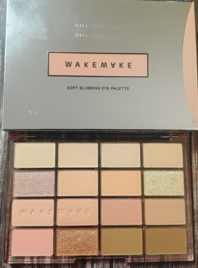 WAKEMAKE16色眼影盘珠光哑光粉色大地提亮卧蚕04/06/14/15