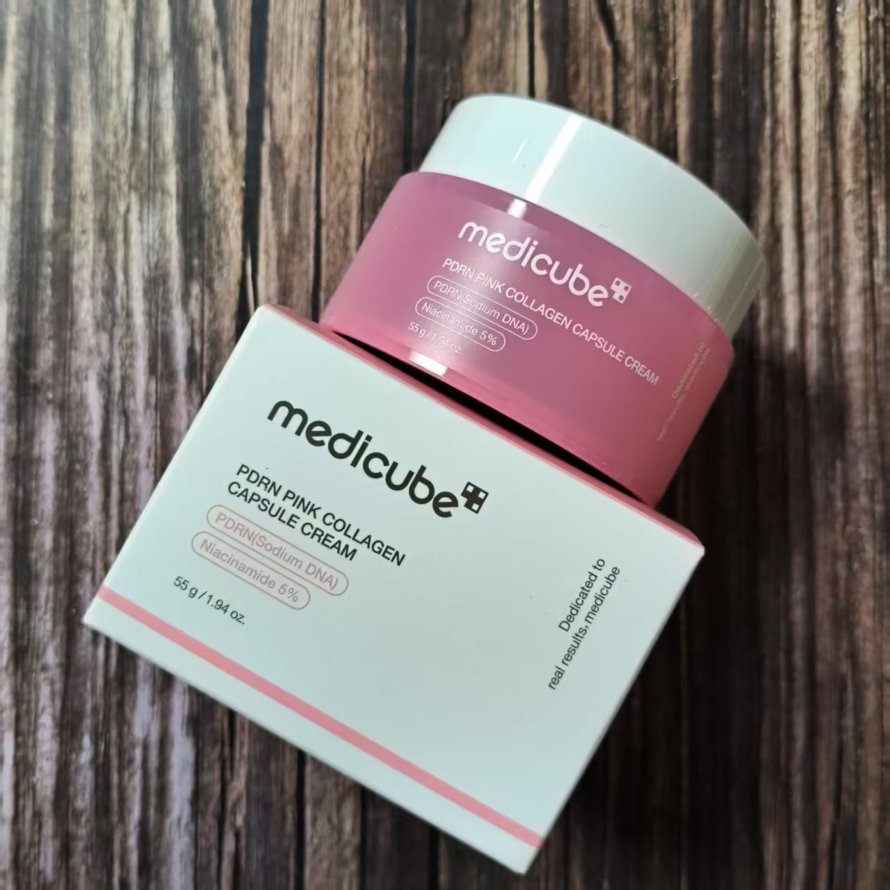 韩国medicube/美蒂秋芙PDRN三文粉色胶囊面霜改善暗沉弹力紧致图片