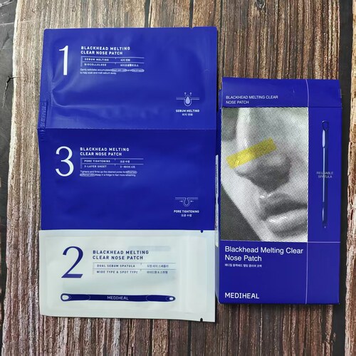 mediheal/美迪惠尔鼻贴深层温和清洁去黑头收缩毛孔温和净润