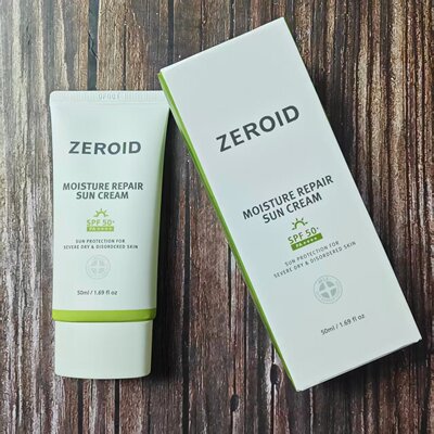 ZEROID姿露得高倍清透养肤滋润修护防晒霜保湿易涂修护屏障