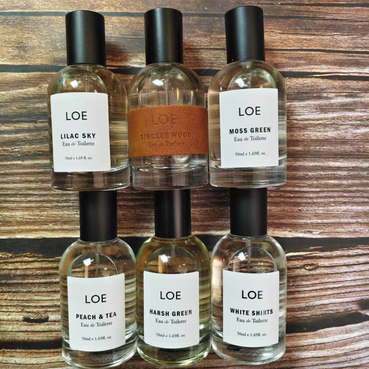 loe香水韩国小众香水白衬衫香水桃子与茶中性不撞香50ml