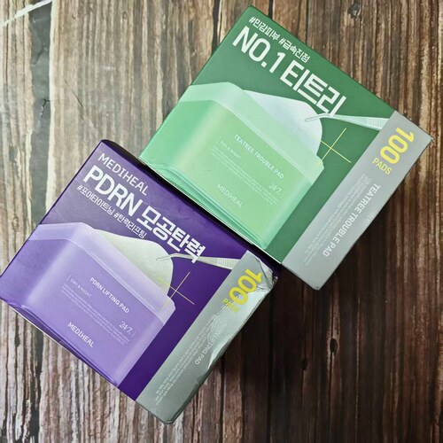 MEDIHEAL美迪惠尔棉片妆前湿敷棉贴补水保湿茶树积雪草胶原蛋白