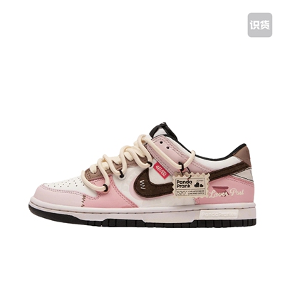 【定制球鞋】 Nike Dunk 板鞋cw1590-100 (TEAMH-女款心蔷S-BOX)