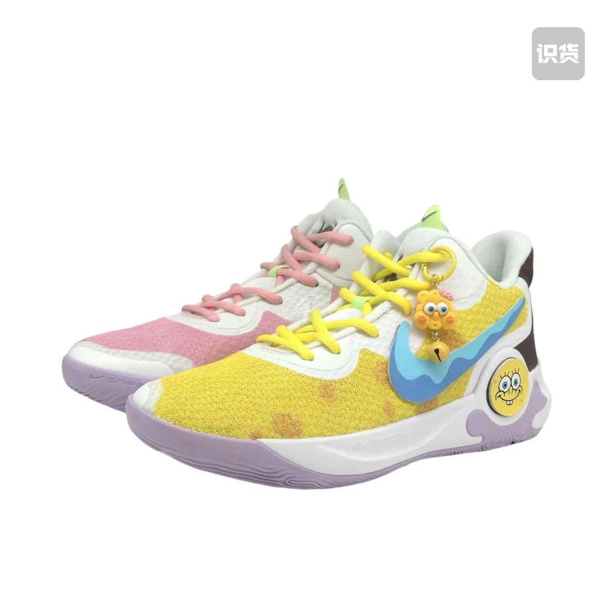 【定制球鞋】Nike KD Trey 5 IX 减震缓冲 （Team367-海绵宝宝）