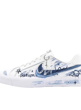 【定制球鞋】Nike Court Royale BQ4222-103 (Team204-断裂时空)