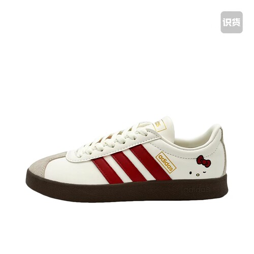 【定制球鞋】Adidas neo VL Court 2.0 德训鞋(TEAM471-猫头蝴结)