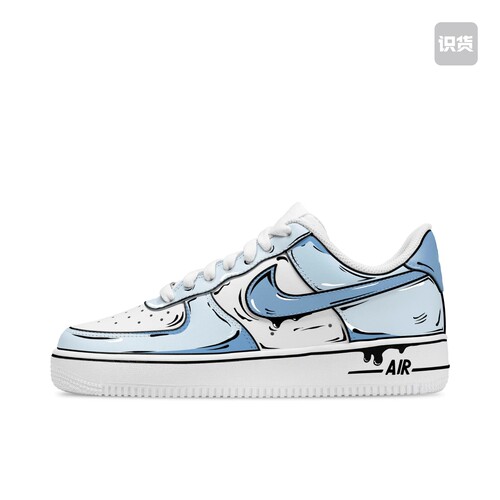 【定制球鞋】Nike Air Force 1 板鞋（TEAM796-漫画天空）