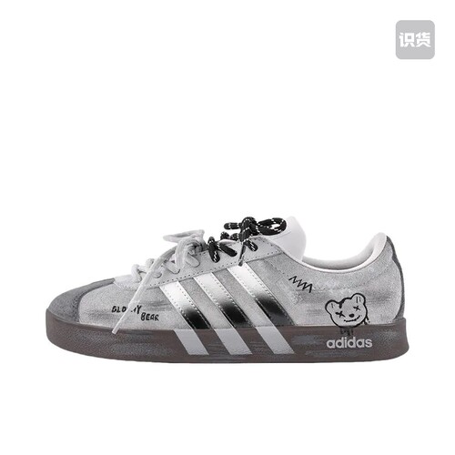 定制款 adidas neo Vl Court 德训鞋 （男女款低帮暴力小熊板鞋）