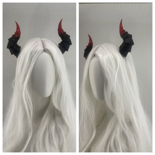 恶魔角奢侈头饰拍照cos道具龙角