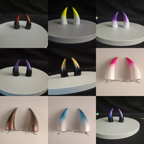 暗黑系兽装角万用恶魔角头饰