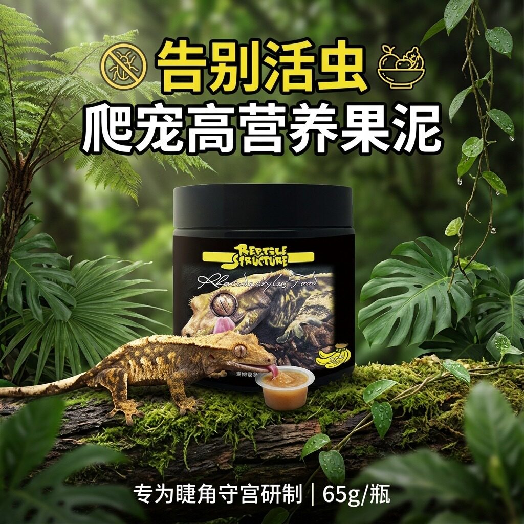 爬虫饲料爬宠陆龟昆虫高钙蟋蟀鬃狮蜥蜴睫角守宫果泥鼠妇蚂蚁食粮