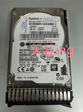 IBM 联想  00NA271 1.8T 10K 2.5 SAS 12Gb 00YK017 00NA272