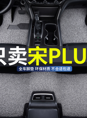 25款比亚迪plus宋plusdmi车dm丝圈dmi2025脚垫puls ev专用plusev