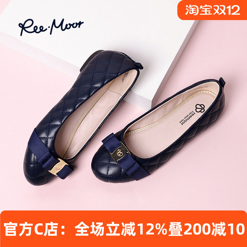 REEMOOR睿慕经典款蛋卷鞋豆豆鞋