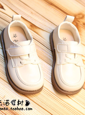 男童小皮鞋黑色英伦风宝宝单鞋男1-2-3-4-5岁软底春秋季休闲鞋子6