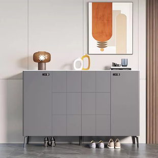 带锁鞋柜家用室内外入可定制户门口楼道外带密码锁过道智能指纹锁