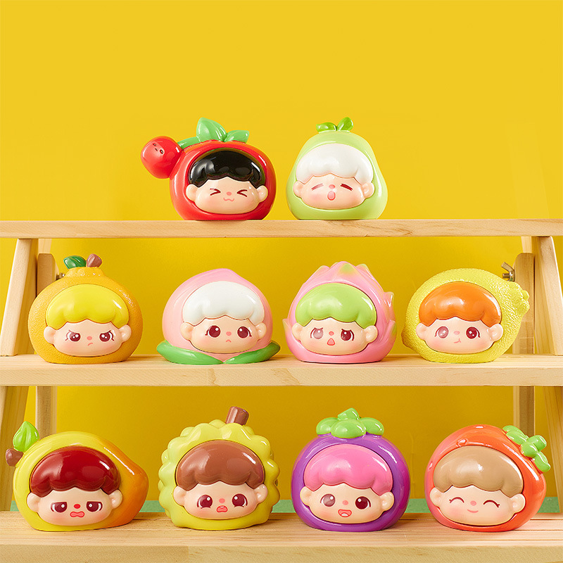 新品每日鲜果盲盒手办潮玩树脂工艺惊喜礼品 水果维C 水果头