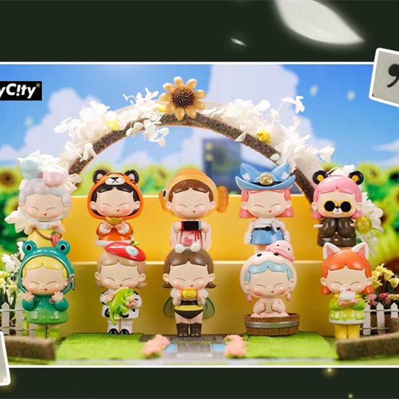 pvc潮玩盲盒公仔 MIKA森林时装周系列盲盒摆件 玩具礼物 卡通手办