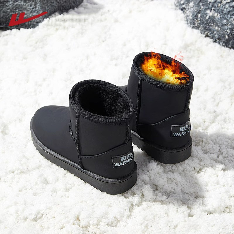 回力雪地靴冬季加绒加厚厚底棉鞋