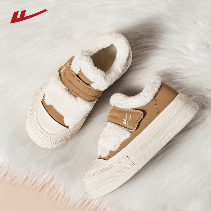 回力雪地靴加绒加厚保暖棉鞋女款