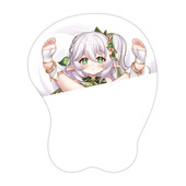 原神游戏纳西妲可爱电脑办公3d立体护腕鼠标垫手腕垫胶垫DIY定制