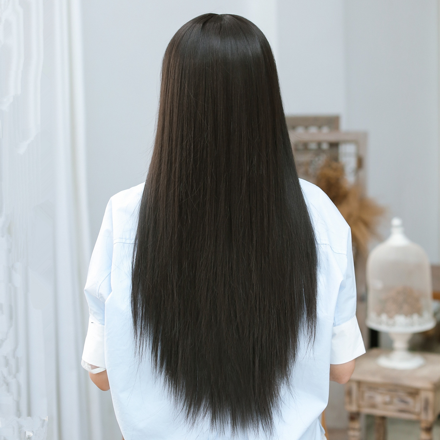 Perruque Long cheveux raides - Ref 2609327 Image 4