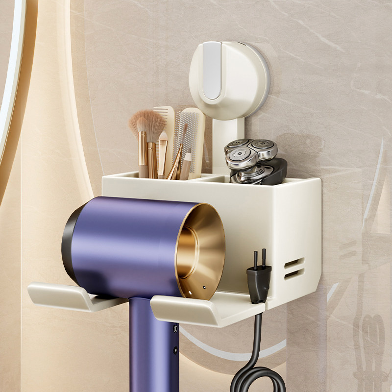 吸盘吹风机置物架化妆室免打孔吹风机挂架浴室吹风机支架收纳神器,家庭/个人清洁工具,吹风机置物架,淘宝优惠券,粉丝福利购,淘宝优惠卷