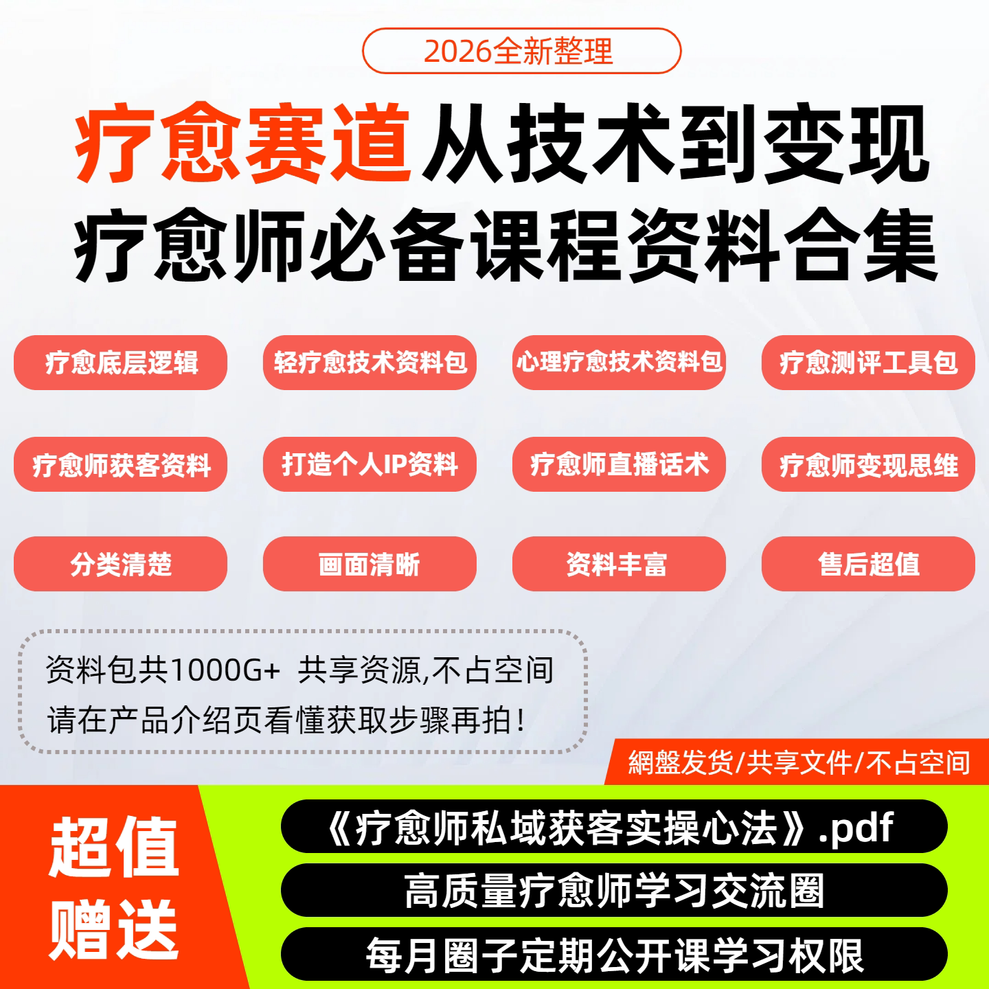 疗愈师教程心理疗愈师赛道2026从技术到运营变现视频自学课程