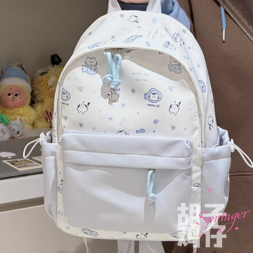 日系小清新休闲初高中生书包！！