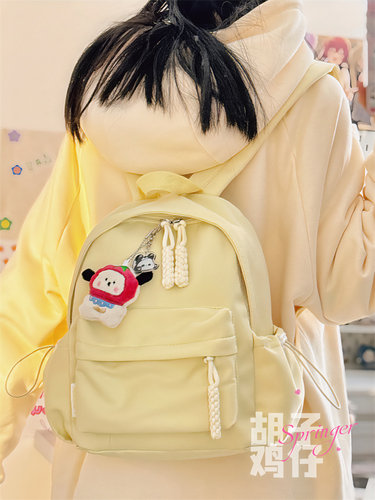 可爱少女学生迷你双肩包