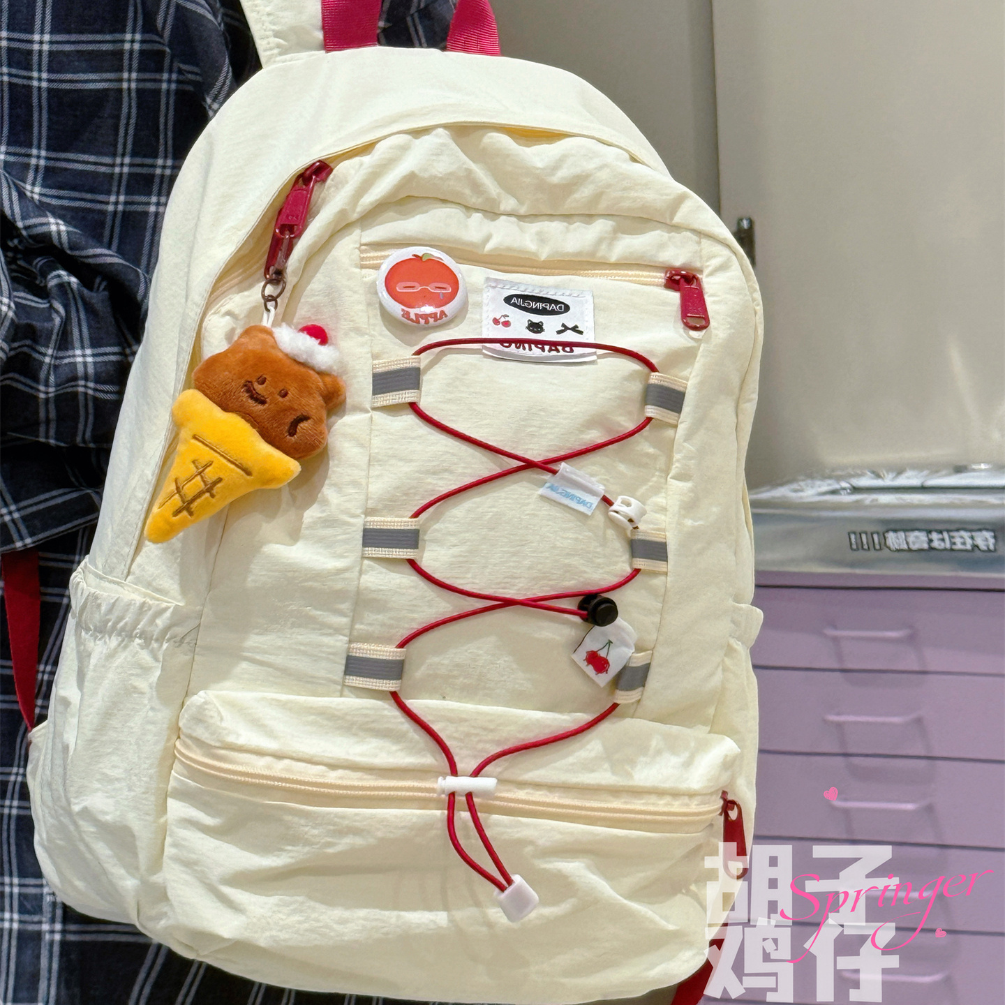 轻量化敲高颜值大容量双肩包！！