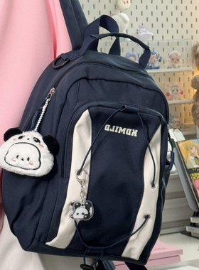 迷你双肩包女韩版初中女生高中大学生小书包男潮流百搭mini小背包