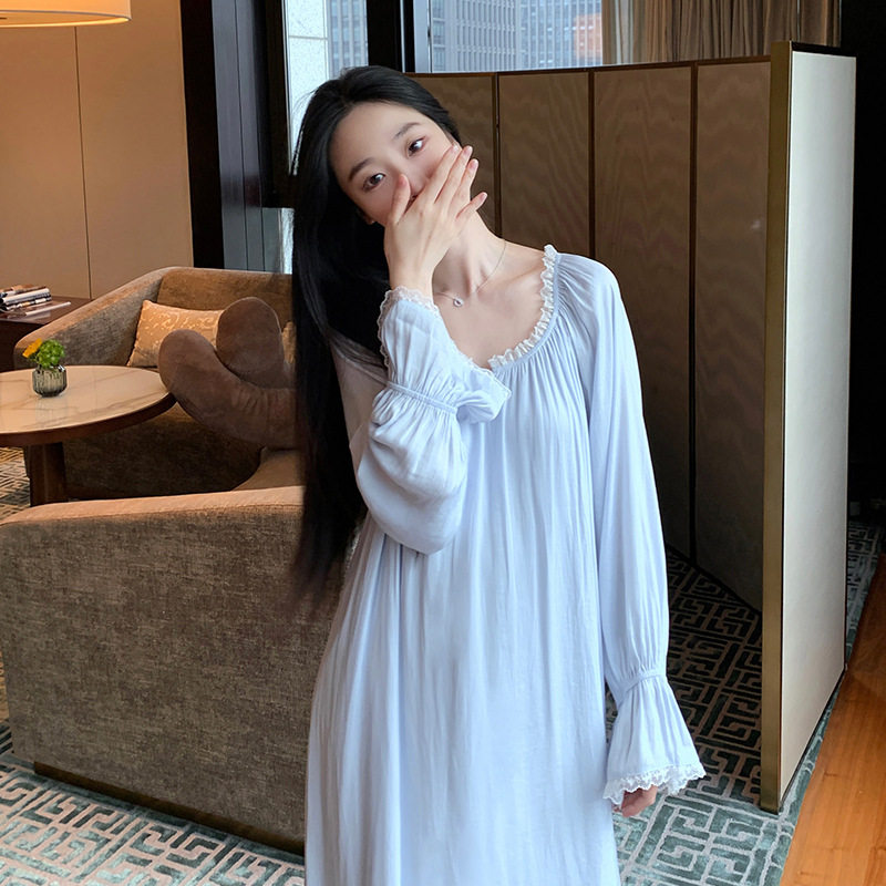 海岛丝气质公主睡裙夏季女款2024新款蕾丝边睡衣可外穿家居服夏天,女士内衣/男士内衣/家居服,睡衣/家居服套装,淘宝优惠券,粉丝福利购,淘宝优惠卷