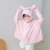 Cartoon pink bunny
