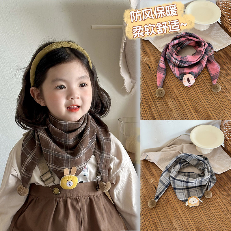 春秋薄款儿童围巾保暖宝宝围巾