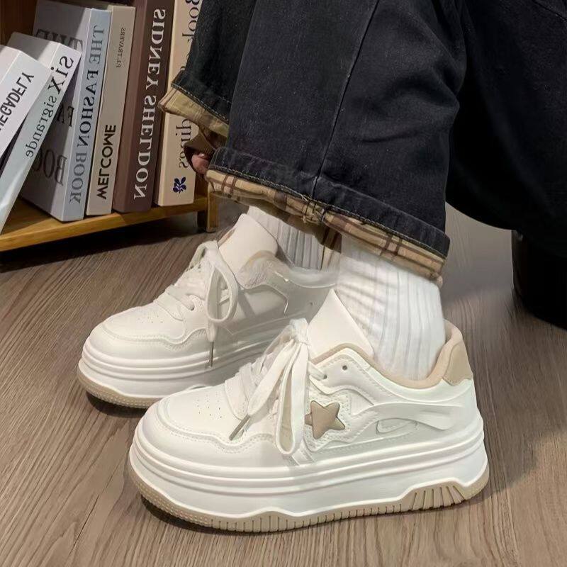 313233小码女鞋巨好看的厚底小白鞋2025年超火增高冬季运动鞋轻便