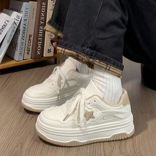 313233小码女鞋巨好看的厚底小白鞋2025年超火增高冬季运动鞋轻便