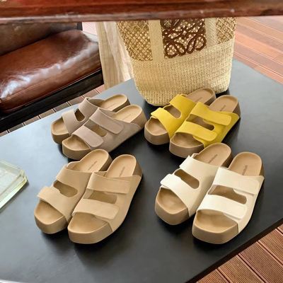 小码凉鞋女33小个子厚底拖鞋夏外穿不累脚增高2025新款防滑运动34