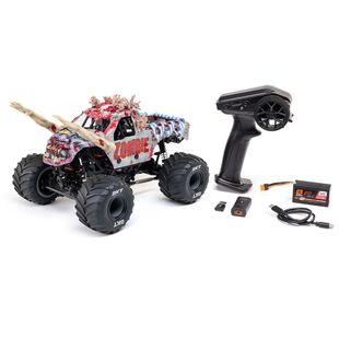 巨齿鲨1 Losi 丧尸 LMT 18四驱直桥大脚遥控车RC模型RTR Mini