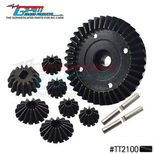 GPM升级件TAMIYA 田宫 TT02 TT02B差速齿全套 大伞齿主动齿TT2100