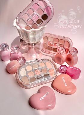 现货 5月新品Lilybyred Soft Glow十三13色眼影盘唇釉爱心腮红膏