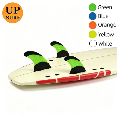 UPSURF冲浪板鱼鳍Double Tabs/FCS底座尾舵冲浪配件碳纤尾鳍surf