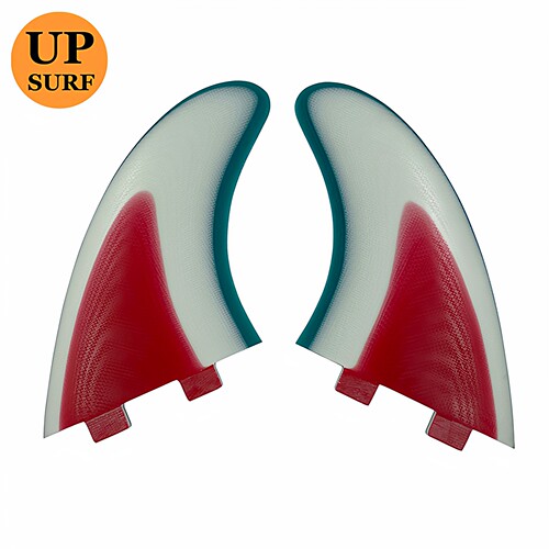 UPSURF冲浪板三色玻纤MR尾舵鱼鳍