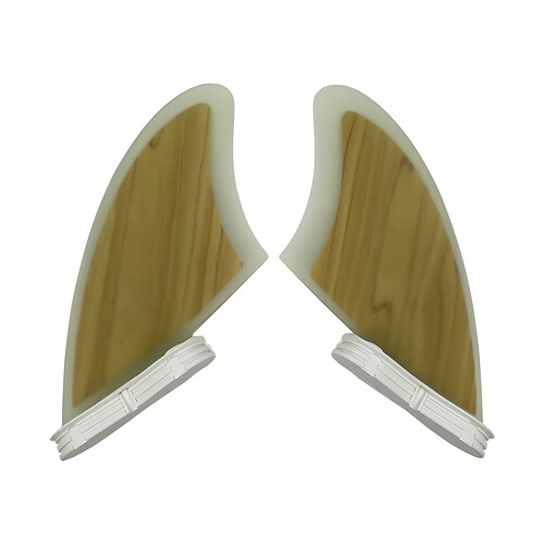 UPSURF冲浪板尾舵Double Tab2/FCS2代冲浪竹皮尾鳍K2鱼鳍surf fin