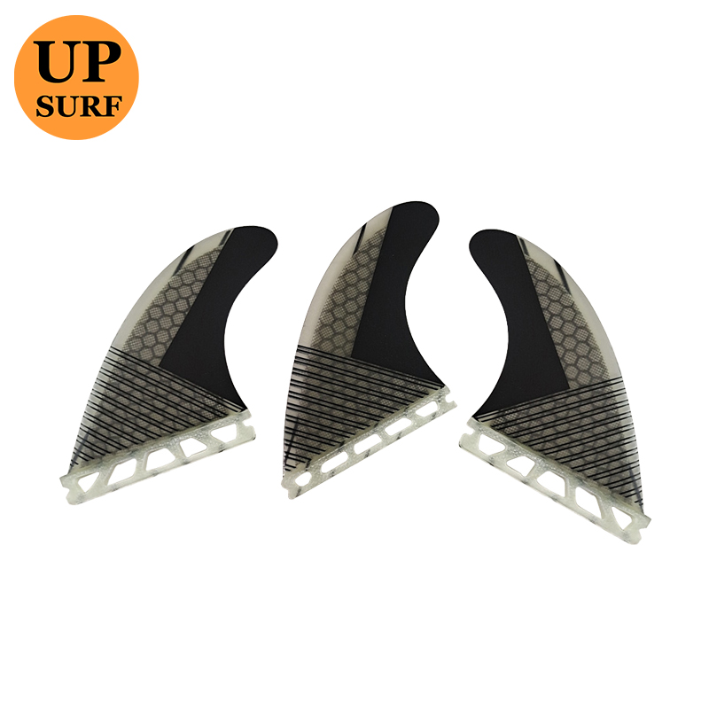 UPSURF蜂窝鱼鳍surfboard fins尾舵冲浪板尾鳍single tap玻纤尾鳍