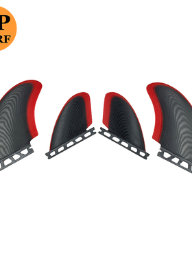 UPSURF两色拼接尾舵 Single tap玻纤鱼鳍 冲浪配件RM尾鳍surf fin