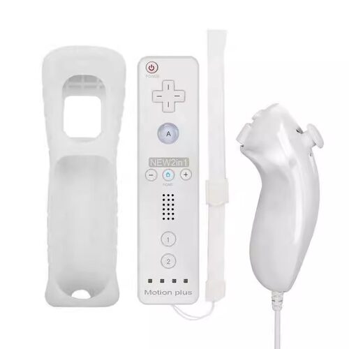 WII手柄 WII国产全新加速手柄新版加密 wii PC兼容送硅胶套和手绳