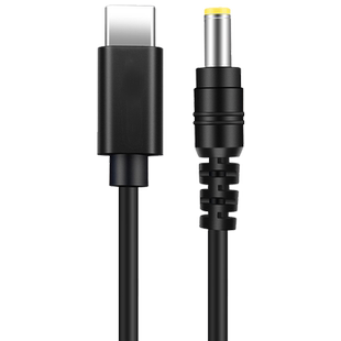 Typec转dc5.5充电线圆孔PD诱骗线12V3A电源5V2A CPE5G路由器光猫5V监控摄像头投影仪充电器15V拉杆音箱供电线