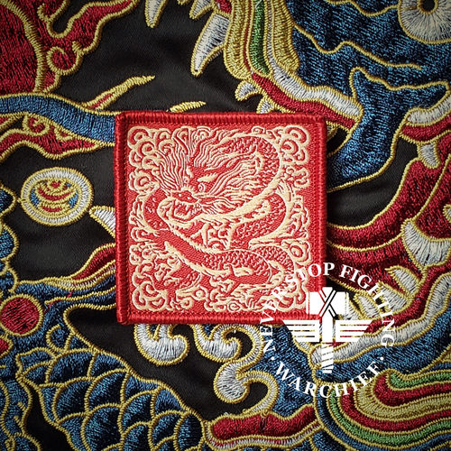 酋长龙族战术臂章百搭战术魔术贴龙纹士气章军迷背包配件贴章队徽