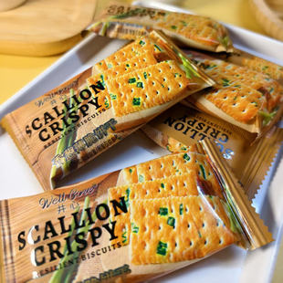 井心香葱薄脆饼干代餐休闲零食夜宵追剧办公室早餐下午茶点心充饥